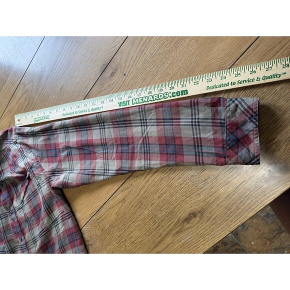 Toad & Co Men Size Medium Shirt Button Down Flannel Polyester Long Sleeve Preppy - Picture 9 of 15